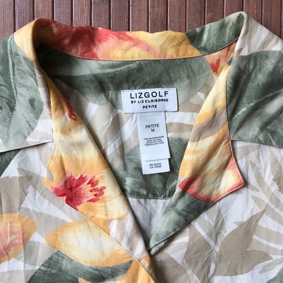 Vintage Silk • Liz Claiborne • Tropical Tank - Picture 2 of 4